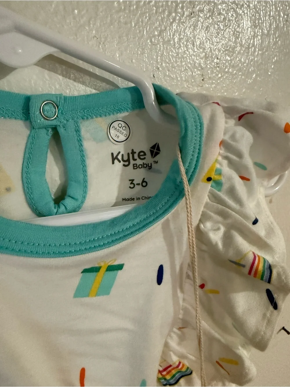 Kyte BABY white romper